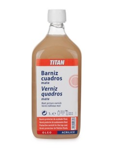 BARNIZ CUADROS MATE 1Lts TITAN