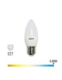 BOMBILLA VELA E27 LED 5W...