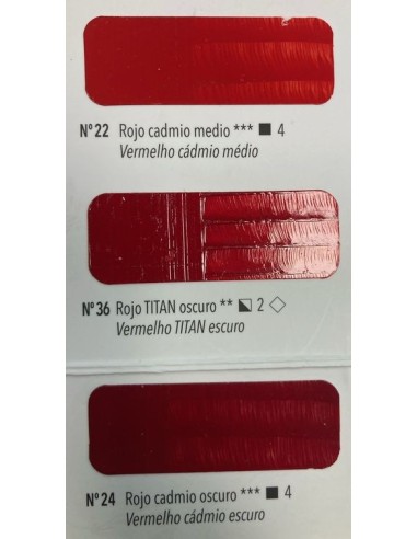 OLEO Nº 36 SERIE 2-20ML TITAN  ROJO...