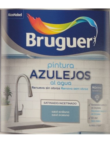 Bruguer Esmalte para Azulejos Brillante Gris Perla 750 ml : :  Bricolaje y herramientas