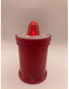 VELA LED ROJA LUZ PILA...