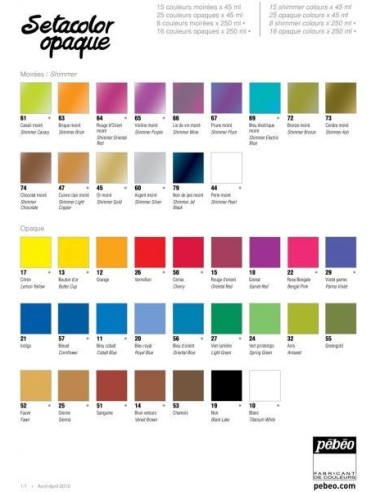 SETA COLOR OPACO 97 NACARADO ORO